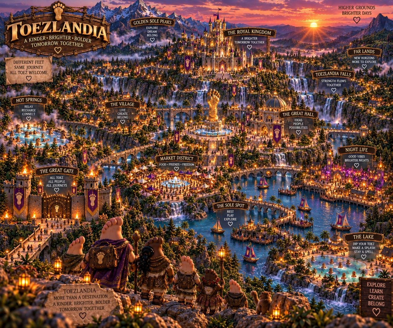 The realm of Toezlandia